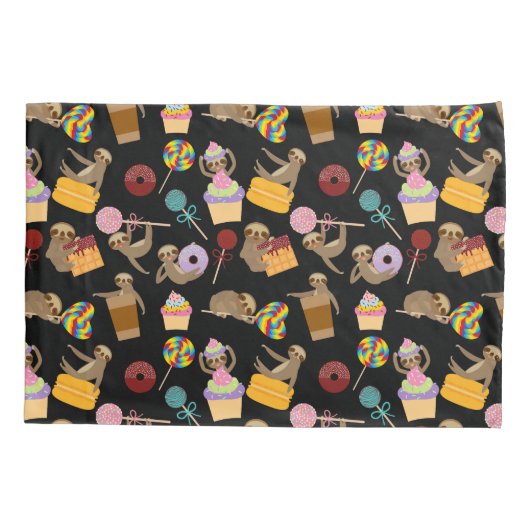 Slaath Sweet behandelt Pattern Kussensloop (Achterkant-Links)