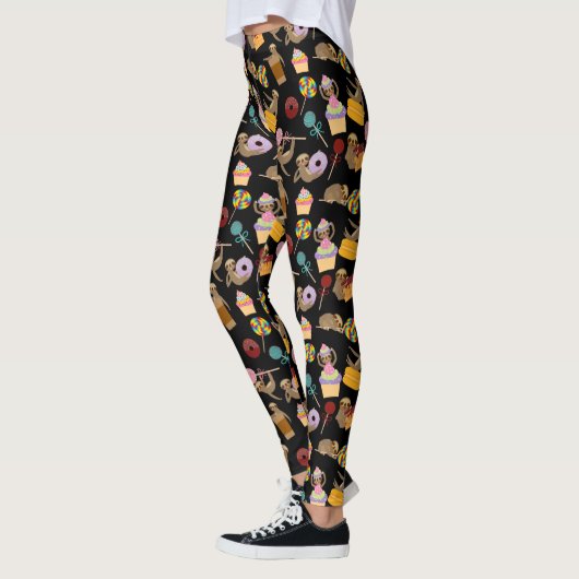 Slaath Sweet behandelt Pattern Leggings (Links)