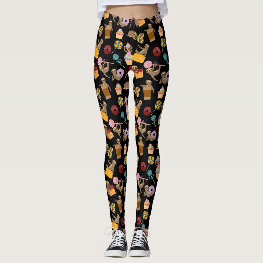 Slaath Sweet behandelt Pattern Leggings (Voorkant)
