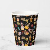 Slaath Sweet behandelt Pattern Papieren Bekers (Achterkant)