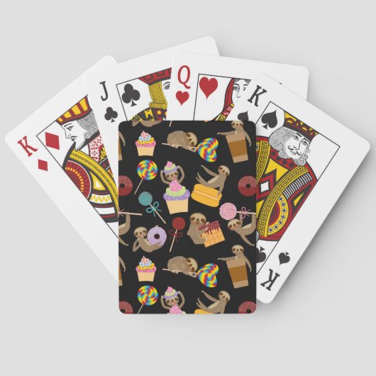 Slaath Sweet behandelt Pattern Pokerkaarten (Achterkant)