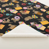 Slaath Sweet behandelt Pattern Sherpa Deken (3/4)