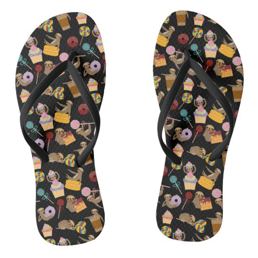 Slaath Sweet behandelt Pattern Teenslippers (Voetbed)