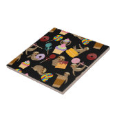 Slaath Sweet behandelt Pattern Tegeltje (Zijkant)