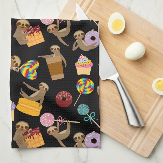 Slaath Sweet behandelt Pattern Theedoek (Quarter Fold)