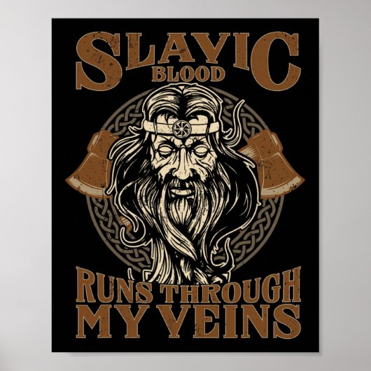 Slaavse Hemelse Wezens Ambachtelijke Productie Pag Poster (Voorkant)