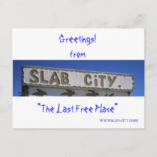 Slab City Briefkaart