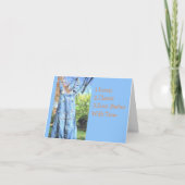 SLAB-OVERALL DIE OP KAART CLOTHESLINE/BIRTHDAY (Voorkant)