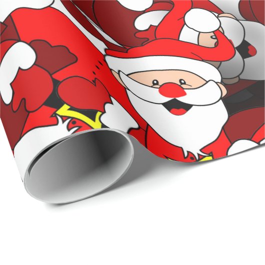 Slachend kerstpatroon cadeaupapier (Rol Hoek)