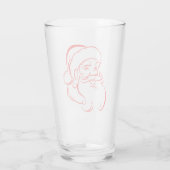 Slachende kerstfeestdag met kerstfeestdag voor ker glas (Achterkant)