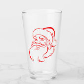 Slachende kerstfeestdag met kerstfeestdag voor ker glas (Voorkant)