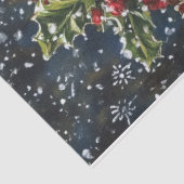 Slachende kerstkerstman tissuepapier (Detail)