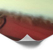 Slachende kerstman | AI Art Poster (Hoek)