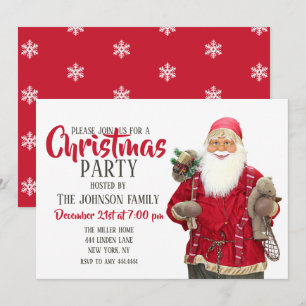 Slachende kerstman kaart