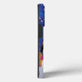 Slachende sneeuwman en kerstman Case-Mate iPhone case (Achterkant / Rechts)