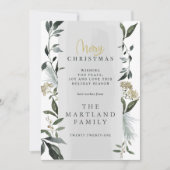 Slacht met waterverf voor kerst feestdagenkaart (Voorkant)