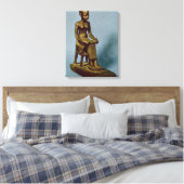 Slachtbeeld van Imhotep, met een open Canvas Afdruk (Insitu (Slaapkamer))