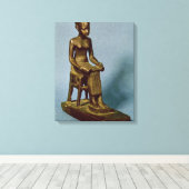 Slachtbeeld van Imhotep, met een open Canvas Afdruk (Insitu (Houten vloer))