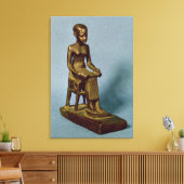 Slachtbeeld van Imhotep, met een open Canvas Afdruk (Insitu (Woonkamer))