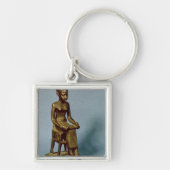 Slachtbeeld van Imhotep, met een open Sleutelhanger (Voorkant)