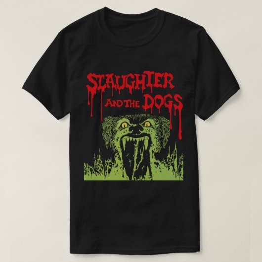 SLACHTER EN DE HONDEN essentiële T-shirt (Design voorkant)