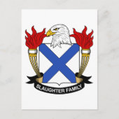 Slachtgezinscrest Briefkaart (Voorkant)