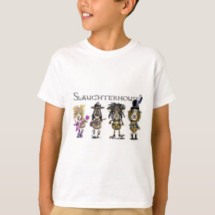 SLACHTHUIS een zeer zware metalen rotsband van sch T-shirt