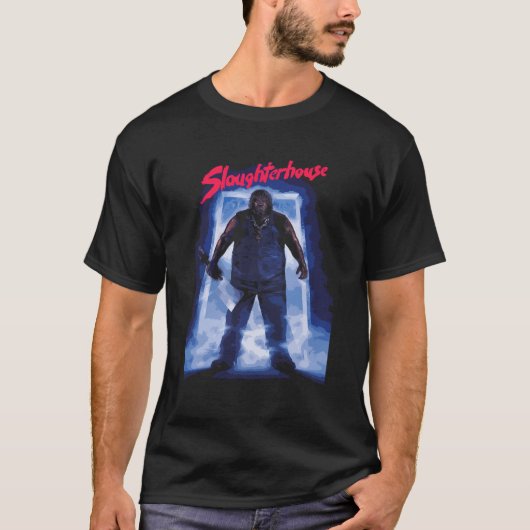 Slachthuis Grappig T-shirt (Voorkant)
