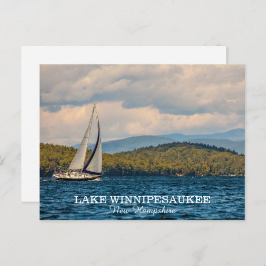 slachting op het meer van Winnipesaukee in New Ham Briefkaart (Voorkant / Achterkant)