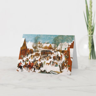 Slachting van Innocents door Pieter Bruegel Kaart