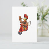 slachtkip kaart (Staand voorkant)