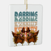 slachtkippen | Grappig & Cool Dab Keramisch Ornament (Rechts)