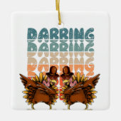 slachtkippen | Grappig & Cool Dab Keramisch Ornament (Voorkant)