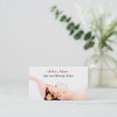 Slachtkuikens, welbevinden Salon Visitekaartje (Staand voorkant)