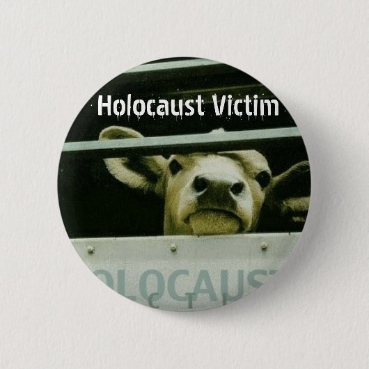 Slachtoffer van de holocaust ronde button 5,7 cm (Voorkant)