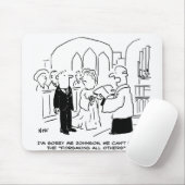 Slachtoffer van de huwelijkskerkdienst kan geen st muismat (Met muis)