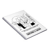 Slachtoffer van de huwelijkskerkdienst kan geen st notitieboek (Rechterzijde)