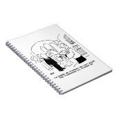 Slachtoffer van de huwelijkskerkdienst kan geen st notitieboek (Rechterzijde)