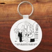 Slachtoffer van de huwelijkskerkdienst kan geen st sleutelhanger (Voorkant)