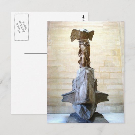 Slachtoffer van Samothrace Nike Briefkaart (Voorkant / Achterkant)