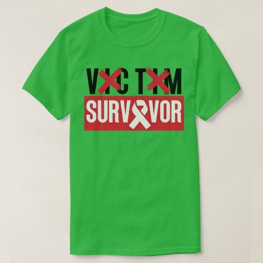 Slachtoffer van Survivor 13 T-shirt (Design voorkant)
