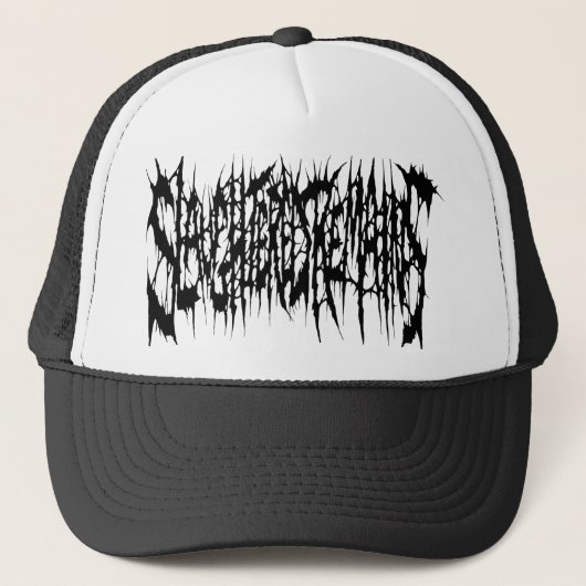 Slachtoffers - Black Logo Trucker Hat Trucker Pet (Voorkant)