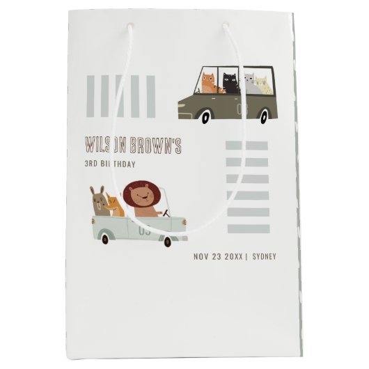 Slachtoffers in de auto-hoofdstad medium cadeauzakje (Voorkant)