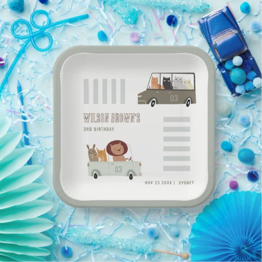 Slachtoffers in de auto-hoofdstad papieren bordje (Feest)