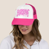 Slachtoffers - Roze Logo Trucker Hat Trucker Pet (In situ)