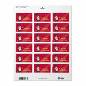 Slachtoffers van Birthday Party op maat Etiket (Full Sheet)