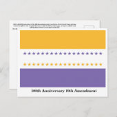 Slachtoffers van de overwinning stemmen 100 jaar v briefkaart (Voorkant / Achterkant)