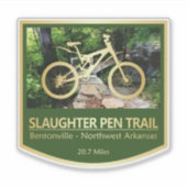 SlachtPen Trail (bike2) Sticker (Voorkant)