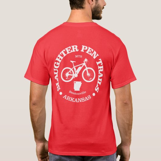 SlachtPen Trails (cycling) T-shirt (Achterkant)