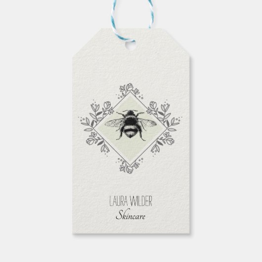 Slachtproducten van honingbijen cadeaulabel (Achterkant)